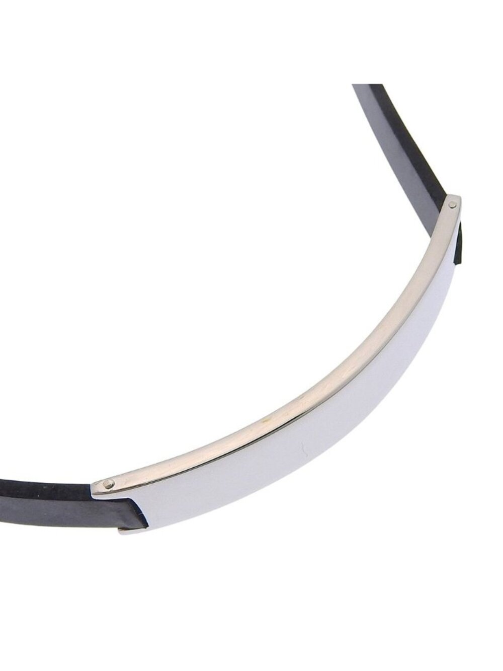 Gucci Bracelet 925 Sterling Silver Rubber Choker